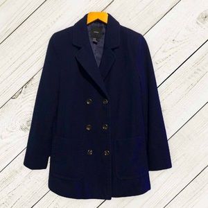 Forever 21 Navy Pea Coat